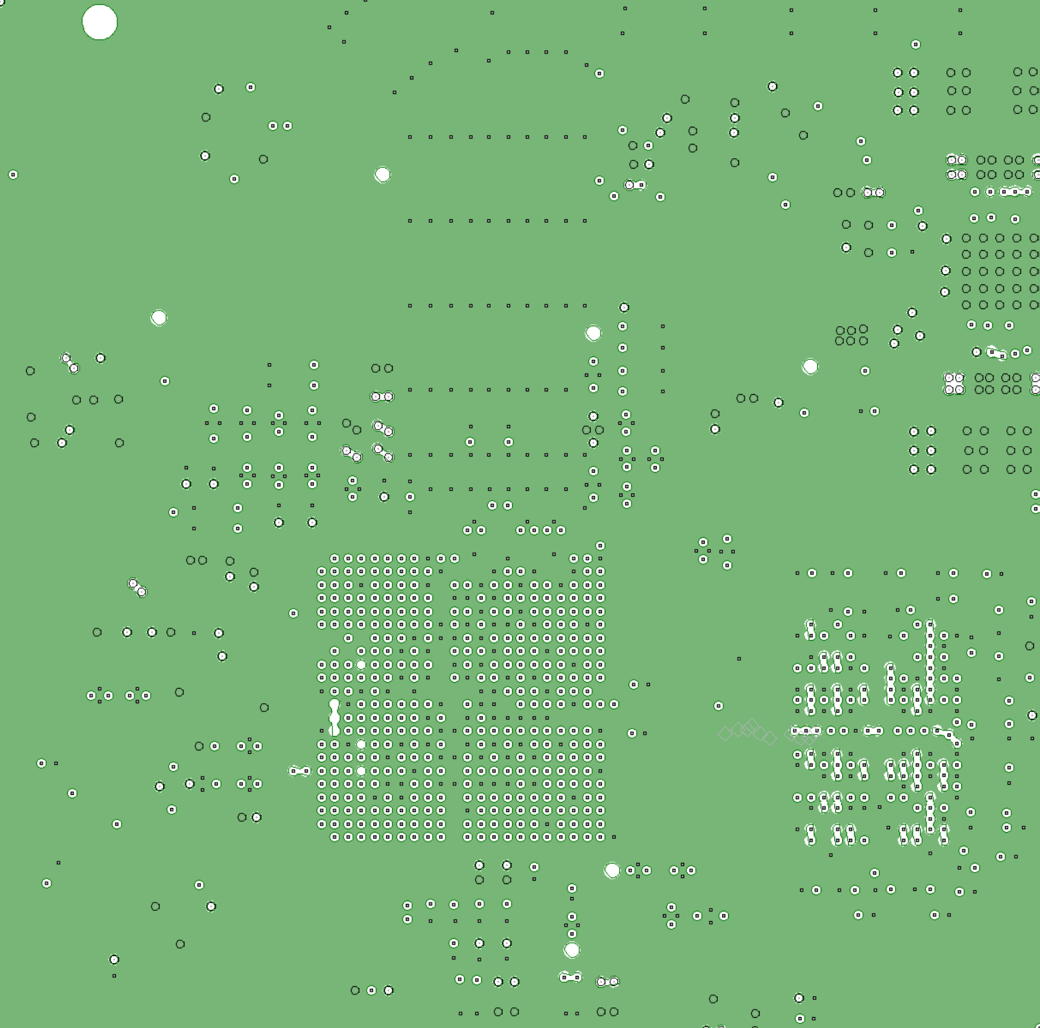 dgnd layer of an open-source circuit board from Texas Instruments