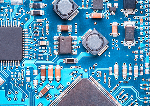 microcontroller on a circuit board