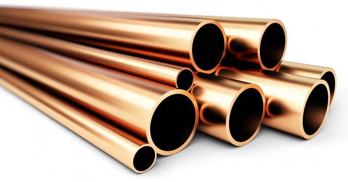 hollow copper tubes
