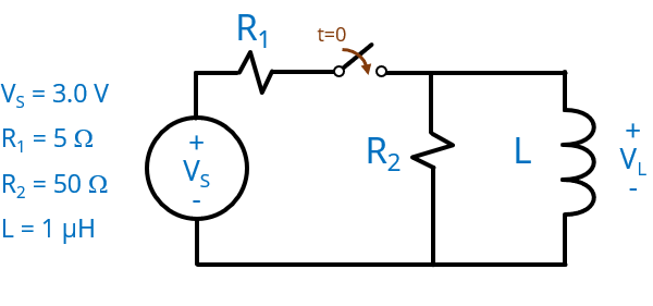 RL circuit example
