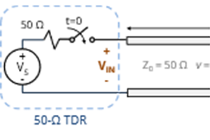 schematic of a time domain reflectometer