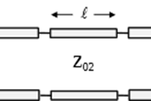 model of a discontinuity in a transmission line