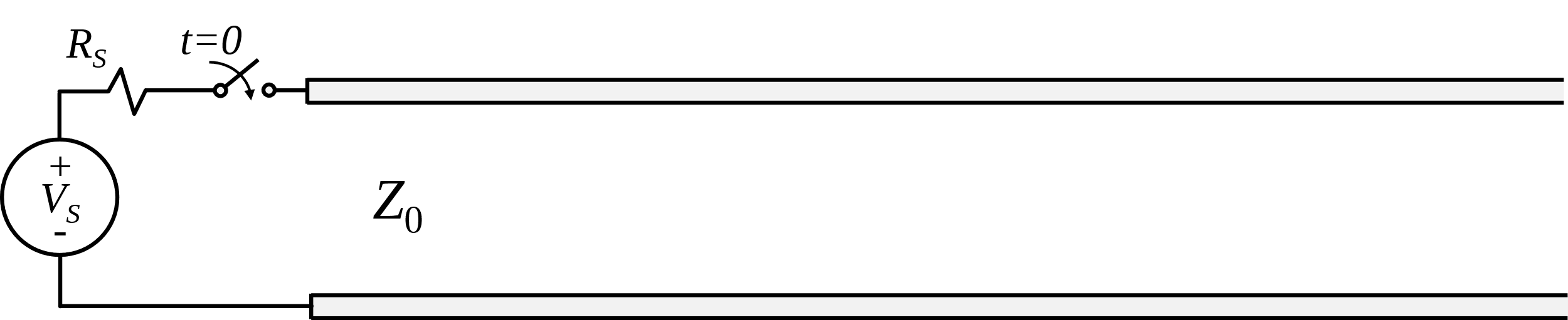 Equivalent circuit for a section of transmission line