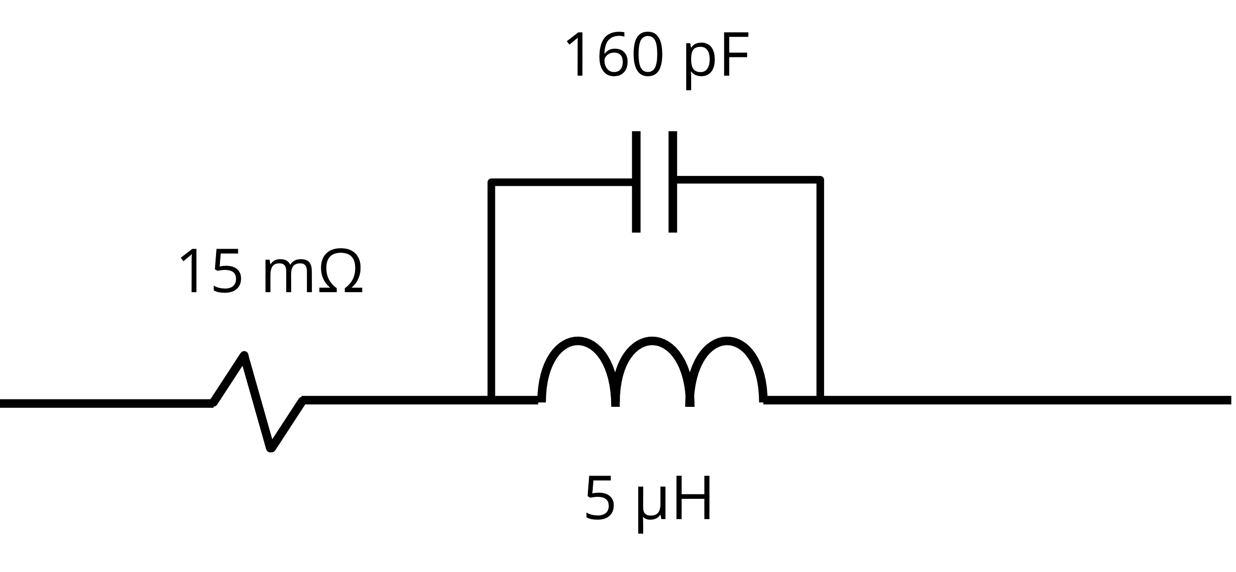 Figure 6. Equivalent circuit for a surface-mount inductor.